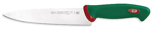 Sanelli Premana Coltello Cucina, Acciaio Inossidabile, Verde, 20 cm