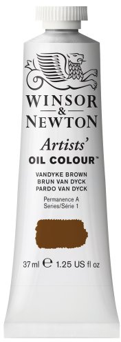 Winsor & Newton Artists' Oil Paint, 37ml Tube, Vandyke Brown
