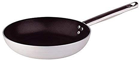 Pentole Agnelli Platinum Padella Svasata Bassa, Acciaio Inossidabile, Argento, 28 cm