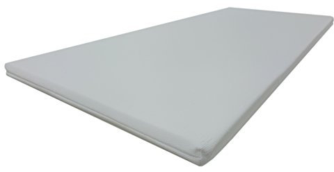 Dibapur® VISCO Topper 3D Air Fresh Bezug Viscoelastische Memory Matratzenauflage (3D AIR 90x200) x ca. 5 cm Kern mit Bezug ca. 5,2 cm - Made in Germany