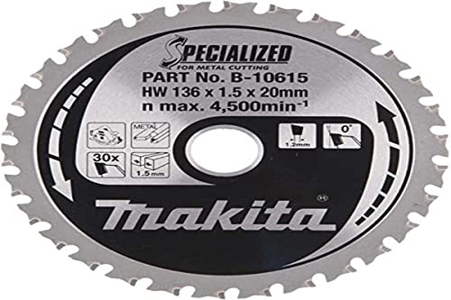 Makita B-33526 Specialized Blade for Cordless Saws 136x20x30T