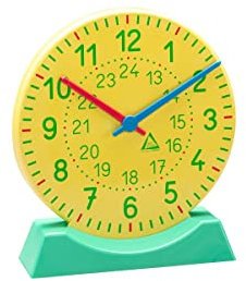 WISSNER aktiv Lernen - Große Lernuhr mit Zeigerwerk - RE-Plastic