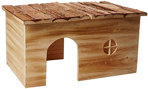 Trixie 61975 Natural Living Haus Grete, geflammt, 45 × 24 × 28 cm