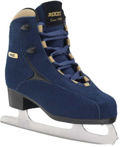 Roces Caje Ice - Patines de Patinaje sobre Hielo para Mujer, tamaño 39, Color Azul
