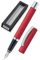 ONLINE Füller Vision Rot I Eleganter Füllfederhalter mit Iridium-Feder medium I Füllhalter aus Aluminium für Standard-Tintenpatronen & Konverter I in Geschenkbox