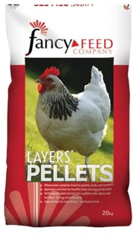 Fancy Feeds Layers Pellets Complete Poultry Feed, 20 kg