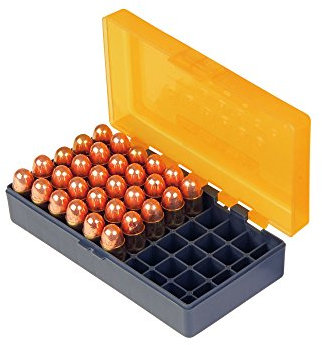 SMARTRELOADER Kunststoffbehälter #13 für Patronen Für Kaliber .44 Magnum - .44 Special - .41 Magnum - .45 Colt (50 Stück)