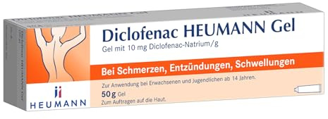 Diclofenac HEUMANN Gel: Allroundtalent bei Schmerzen, Schwellungen und Entzündungen, 50 g