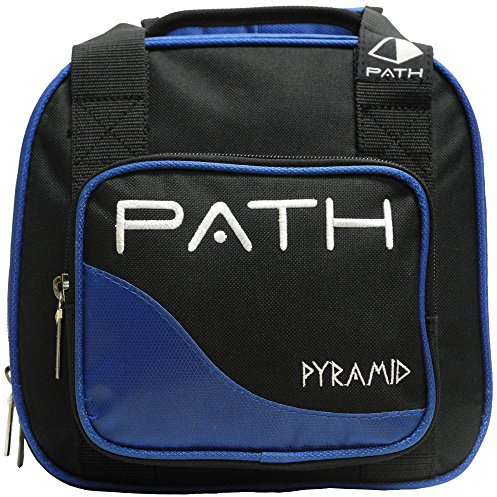 Pyramid Path Plus One Spare Tote Bowling Bag (Black/Royal Blue)