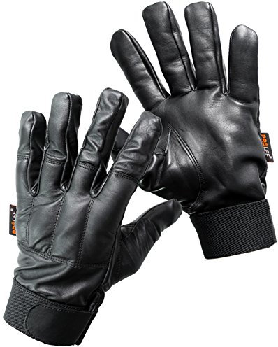 PRODEF® Quarzsand Handschuhe, Level-5 Schnittschutz, Leder (L)