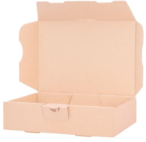 10?Maxi Letter Boxes 180X130X45?MM Brown Folding Shipping Post Box Mb??2