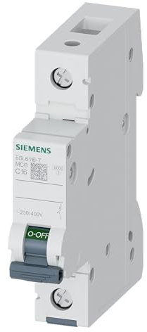 SIEMENS - Siemens 5SL61167 Leitungsschutzschalter 6kA C16 1P in 1TE 230/400V, MCB, Sicherungsautomat