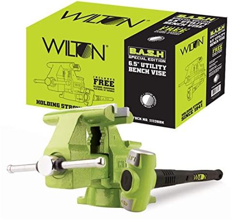 Wilton Special Edition B.A.S.H 6-1/2 Utility Vise and 4 lb. Sledge Hammer (11128BH)