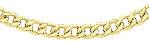 Carissima Gold Unisex Hollow Panzerkette 9k(375) Gelbgold 3.7mm 51cm/20zoll