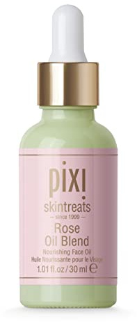 Pixi Beauty Rose Oil Blend | Sérum Visage Nourrissant aux Extraits Botaniques | Huile Anti-Âge et Éclat Naturel | Restaure l’Hydratation de la Peau | 30 ml / 1,01 fl oz