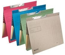 LEITZ Pendelhefter, mit Dehntasche, A4, gr¸n VE = 50