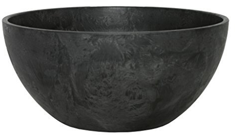 Ivyline Artstone 120090 Schale Fiona, 31 x 15 cm, schwarz