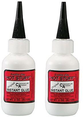 Hot Stuff Thin Instant CA Glue, 2oz HS-4 (Pack of 2)