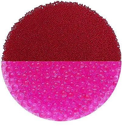 trendfinding 100 g de granulés retenant l'eau Rose, granulométrie 1,5-2 mm, décoration pour Fleurs et Plantes, 10 litres très économique, Utilisation Polyvalente