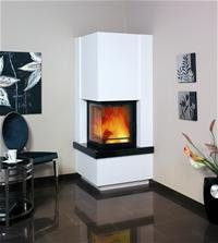 Kaminbausatz Hark Easy 500 mit Radiante 500/57 K Granit schwarz 8 kW