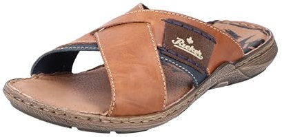 Rieker 22099, Mules Homme, Marron (Tabak/Sea/Zimt), 45 EU