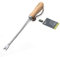 Burgon & Ball GTH/SDWRHS RHS Stainless Steel Dandelion Weeder