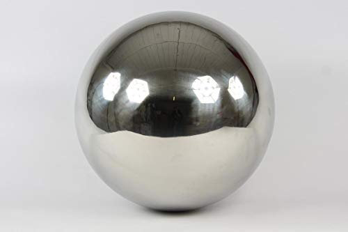 HeuSa Tech Edelstahlkugel 1x Schwimmkugel, Dekoration, Rosenkugel, Durchmesser Ø 8 cm