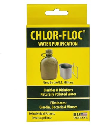 Chlor-Floc US Military Water Purification Tablets