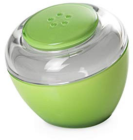 Omada Design Spargisale o Spargipepe Colorato, Tappo con Chiusura a Pressione, Lavabile in Lavastoviglie, Made in Italy, Linea Movida, Verde