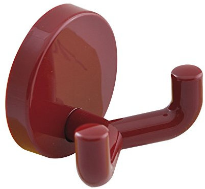 HEWI Doppel-Wandhaken | Polyamid rubinrot 33 | 1 Stück | 477.90.025