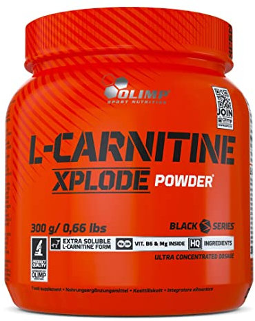 Olimp Sport Nutrition L-Carnitine Xplode powder - Nahrungsergänzungsmittel, Geschmack Kirsche, 1er Pack (1 x 300 g)