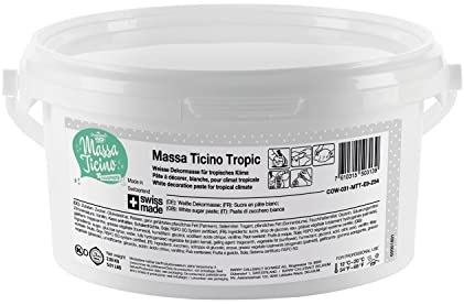 CARMA - PASTA di ZUCCHERO Massa Ticino Tropic 2,5kg Bianco