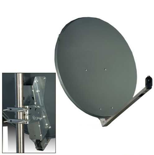 Gibertini Antenna SAT 75 x 80 cm, alluminio antracite