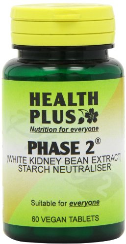 Health Plus Phase 2 500mg Starch Neutraliser Slimming and Weight Control Supplement - 60 Tablets
