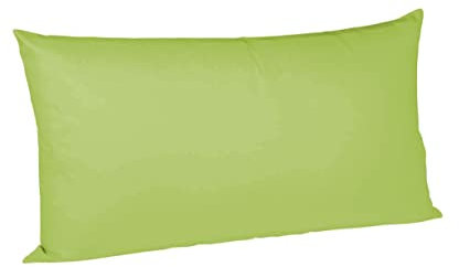 Fleuresse Colours Kissenbezug, Mako Satin, Apfelgrün, 40 x 80 cm