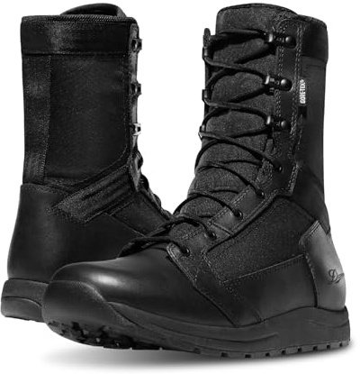 Danner Tachyon Gore-Tex 8 Tactical Boots - Waterproof Work Boots - Speed Lace Tactical Shoes - Slip-Resistant Law Enforcement Footwear - Black - 11