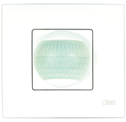 ORBIMAT 230 V. DETECTOR DE MOVIMIENTO EMPOTRABLE EN CAJA MECANISMO. 0-6 m 200º 5/2000 lux