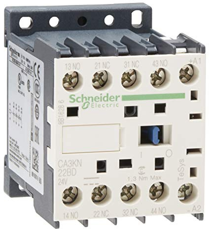 Schneider Electric, TeSys K control relay - 2 NO + 2 NC - <= 690 V - 24 V DC standard coil, CA3KN22BD