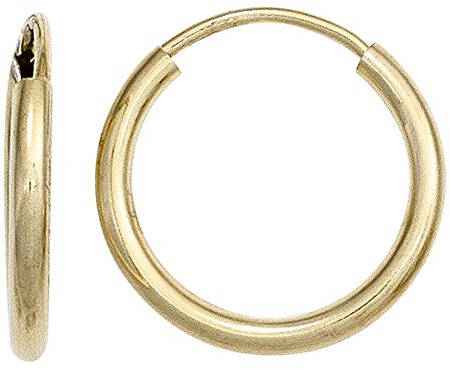 Jobo Damen-Creolen aus 14 Karat 585 Gold