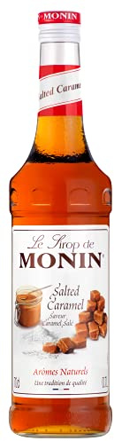 Monin Salted Caramel Syrup 70cl - Single - Cocktail Syrup, Flavouring