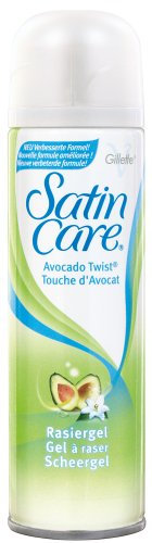 Gillette Venus Satin Care Rasiergel Avocado Twist, 3 Stück, 3 x 200 ml