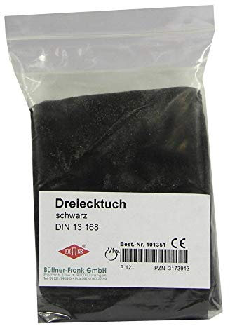 DREIECKTUCH schwarz 1 St