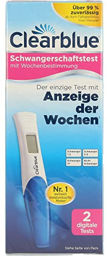 Wick Pharma/Procter & Gamble Clearblue Schwang Wochenbe, 2 Stück, 1000 g