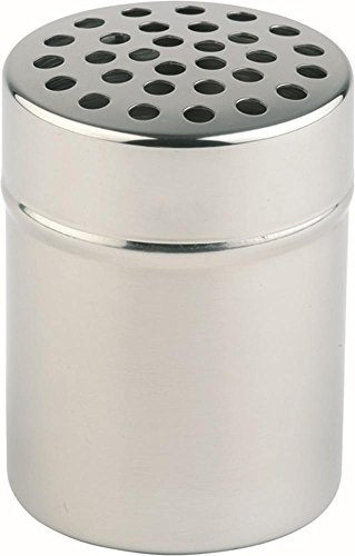 APS multiuso Giesser / - spargisale e spargipepe diametro circa 5,5 cm, altezza 7,5 cm con diametro ca, 5 mm fori contenitore in acciaio inox