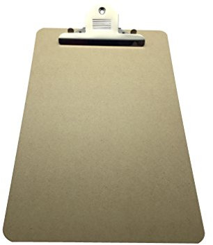 6 Stück janrax Kanzleipapier MDF Klemmbretter mit Schmetterling Clip (A4 Plus)