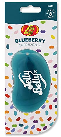 Jelly Belly 15214 Car Air Freshener - Blueberry 3D Car Scent Lasts Up To 30 Days