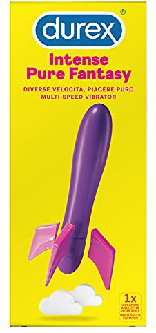 Durex Play Pure Fantasy Vibratore Stimolante per Donna, Sex Toy, Velocità Regolabile