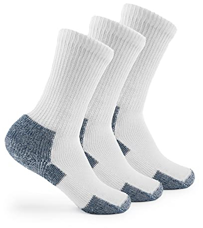 Thorlos Xj Max Cushion Crew - Calzini da corsa da uomo, 1 paio, Large