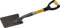 Roughneck Micro Shovel, Heavy-Duty Square Blade, Short Shaft for Small, Compact Spaces, to Shovel Material Out of Bulk Bags - 690mm (27)