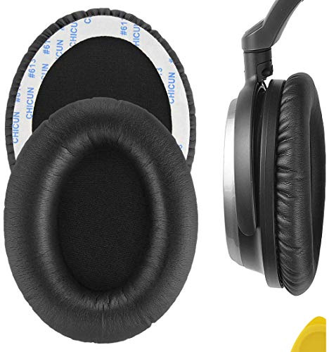 Geekria Replacement Ear Pads for Audio-Technica ATH-ANC7, ANC9 Headphones, Ear Cushions (Black)